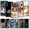 Мультяшные Милые Кошки Чехол для Телефона Для Huawei P30 Lite P50 Pro P20 P40 Lite E P Smart Z 2021 Y6 Y7 Y9 2019 Y6p Y9s Y7a Силиконовый Чехол