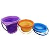 Portable Sandbox Toy Bucket Retractable Beach Collapsible Bucket Beach Folding Buckets  Car Washing