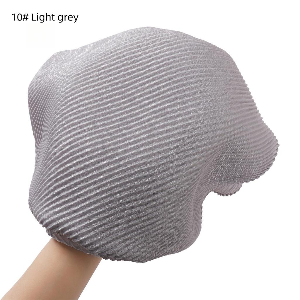 High Quality Breathable Women's Shiny Pleated Hijab Scarf Fashion Polyester Golden Sliver Crinkle Head Wraps Islamic Turban