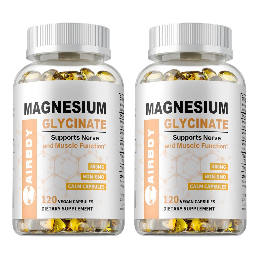 Airboy - Magnesium Glycinate Capsules - Nerve and Muscle Health