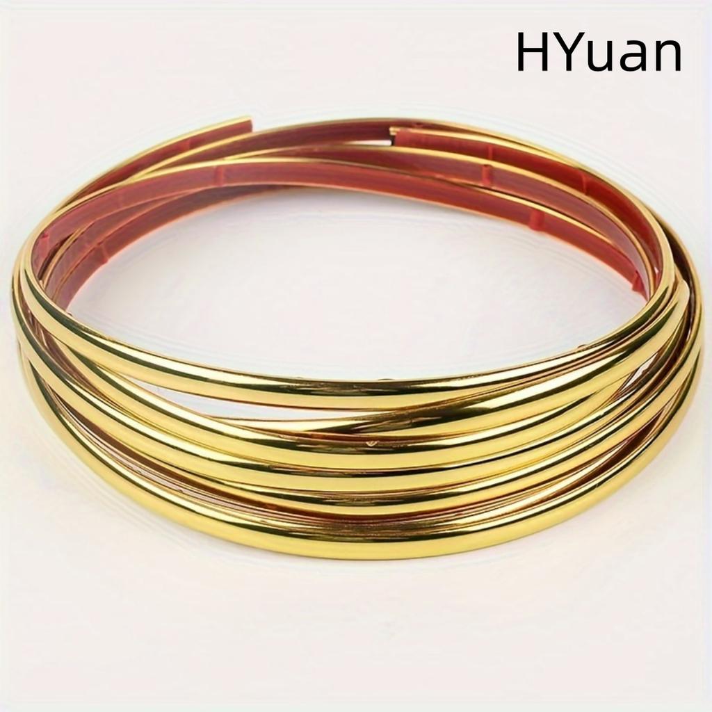 HYuan 1 шт. 3 метра/118,11 дюйма самоклеящаяся однослойная декоративная ПВХ-лента, для потолка, стены, рамы двери, окна, настенная декоративная лента