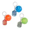 Creative Zinc Alloy Pickleball Racket Keychain Pickle Sports Keychains Simulation Sports Equipment Pickleball Paddle Keychains