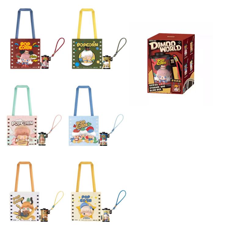 POP MART Dimoo World X Disney Серия Микки Телешоу Сумка для хранения, Один Мистери Бокс