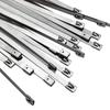 OFFO Stainless Steel Cable Ties, 7.9mm X 600mm X 60 Pieces. These 100% Stainless Steel Cable Ties Are Weather, UV, and Corrosion Resistant, Making