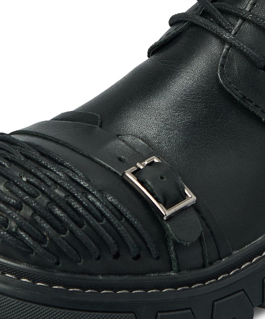 Deeen Genuine Cowhide Men'S Buckle Derby Shoes Dm6Ssdr102