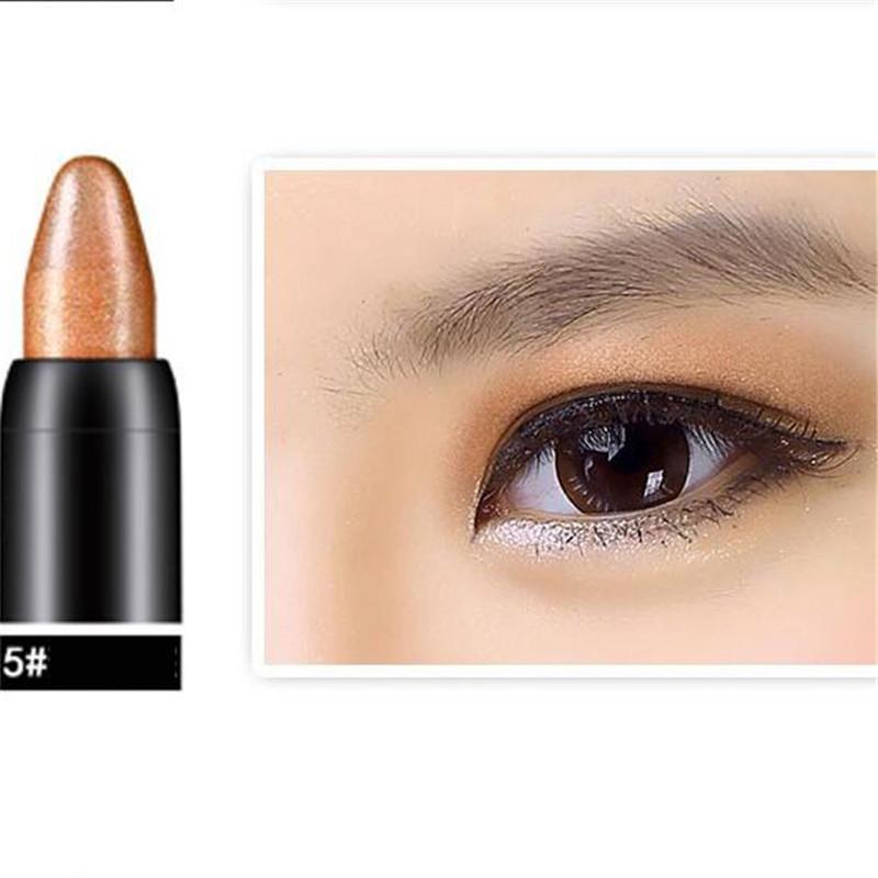Натуральные долговечные жемчужные тени для век, подводка для глаз, мерцающая палочка, ручка шелкопряда, женский косметический инструмент для макияжа, косметический карандаш для хайлайтеров
