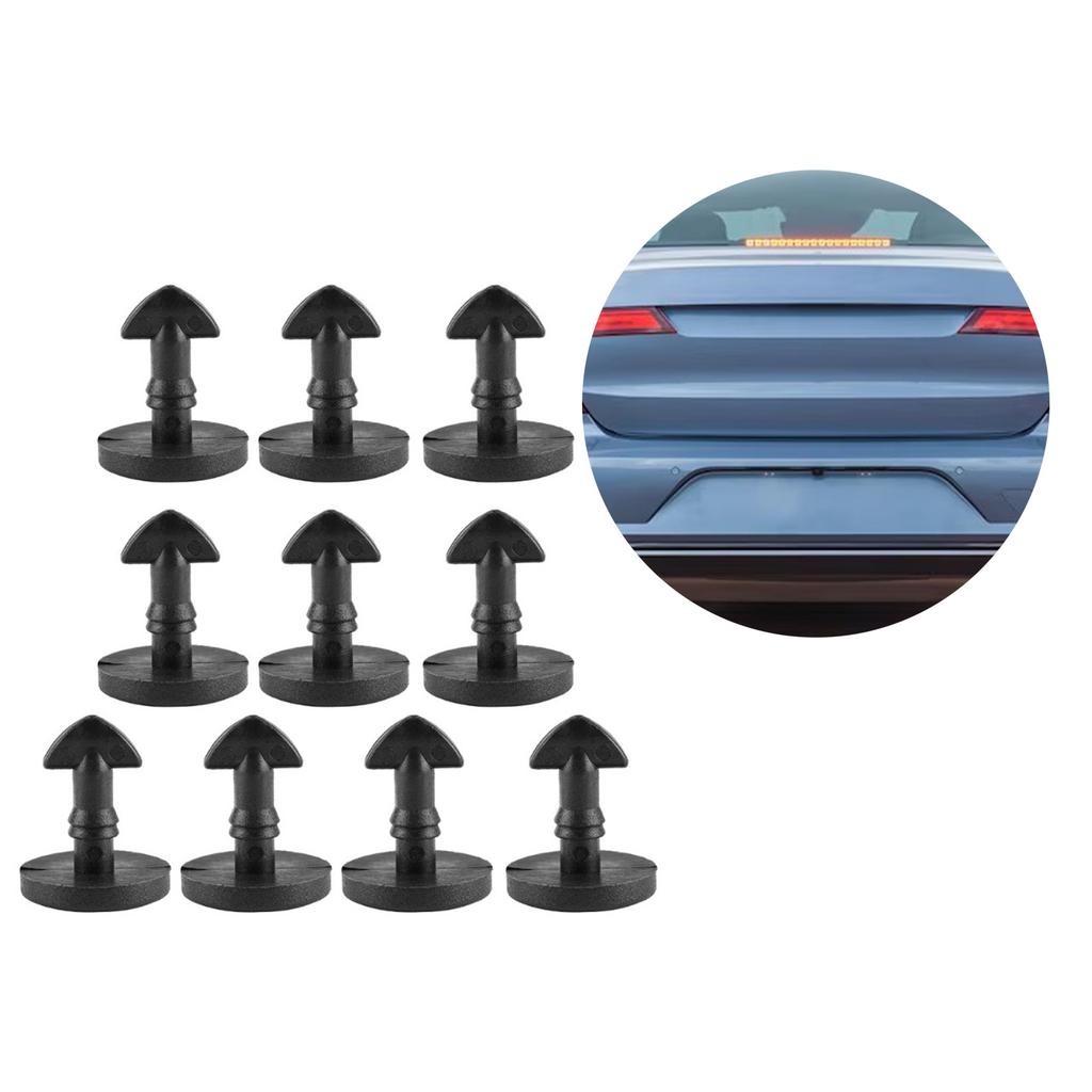 10 шт. Клипсы-застежки крышки буксировочной проушины заднего бампера для Sport 06-09 Discovery 3 4 DYR500010 Запасные клипсы крышки буксировочной проушины