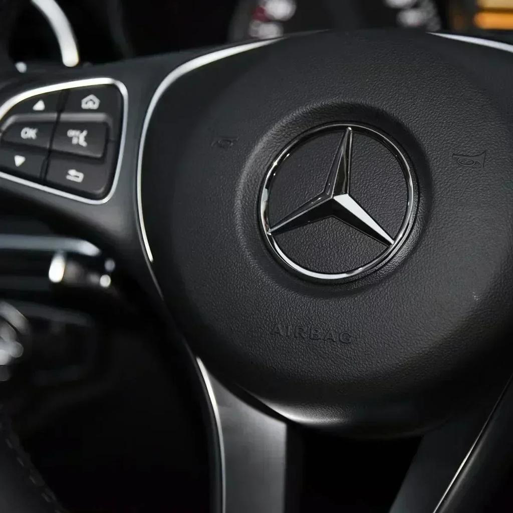 ESU5 Top Quality 52mm 57mm Steering Wheel Center Badge Star Logo Car Emblem with 18 Pins for Mercedes Benz C CLA CLS GLC GLE GLS E