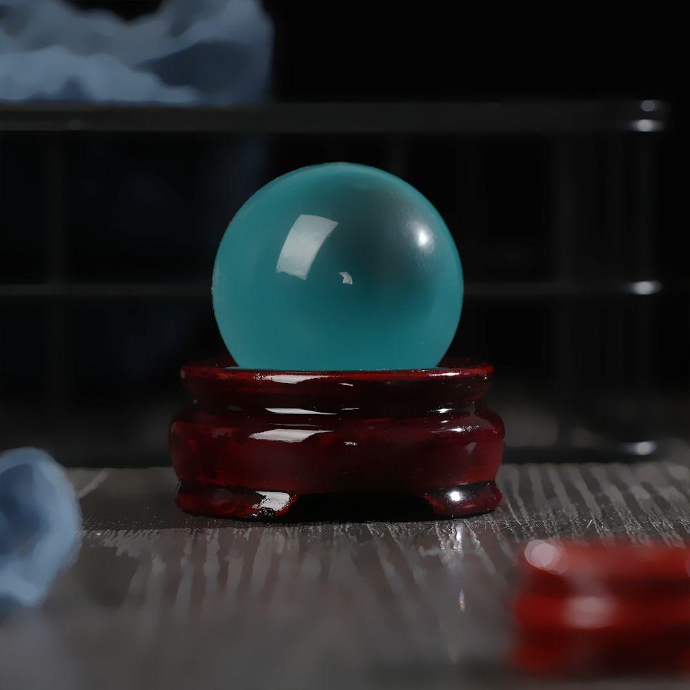 Desktop Ornament Fixed Seat Wood Holder Statue Pedestal Miniature Display Stand Crystal Ball Base