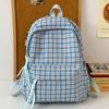 Детский школьный рюкзак Ученица начальной школы Ученица средней школы Ученица старшей школы Клетчатый рюкзак Модный рюкзак
