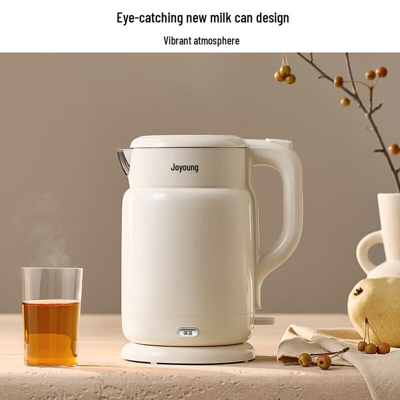 Joyoung 316L Stainless Steel 1.5L Electric Kettle with Keep Warm Function CN plug (adapter included)