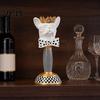 Natural Charm Home Decor Animal Ornaments, Decorative Painted Resin Modern Style Unique Figurines Wine Cabinet Decor, for Living Room Bedroom