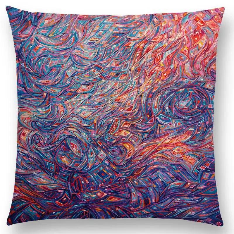 Чехол для подушки в мексиканском стиле с абстрактным рисунком, модная высококачественная декоративная наволочка, прямая поставка