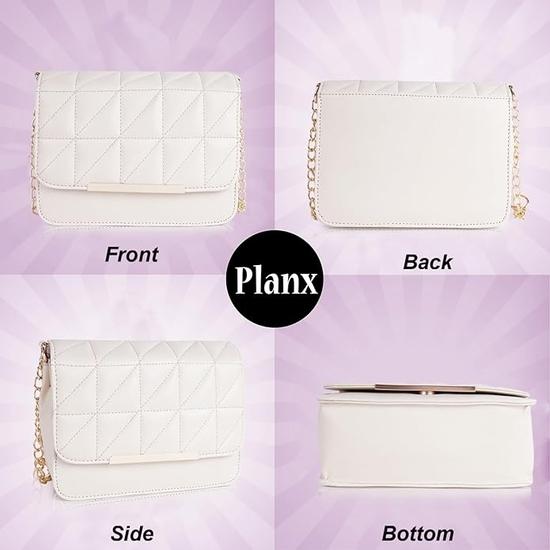 PLANX Классическая сумка-слинг кросс-боди из синтетической кожи для девушек/женщин