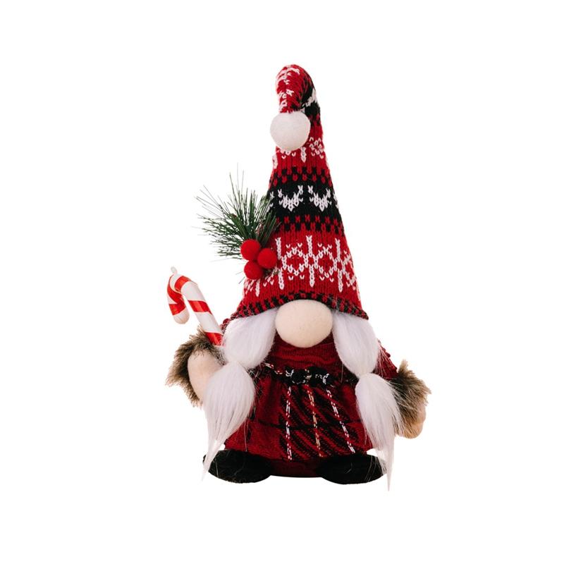Рождественские гномы, плюшевые куклы-гномы, скандинавские куклы-эльфы, рождественские украшения для домашнего декора стола