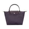 New Recycled Polyamide Canvas Dumpling Bag Handbag Small Women's Dark Purple 1621919645