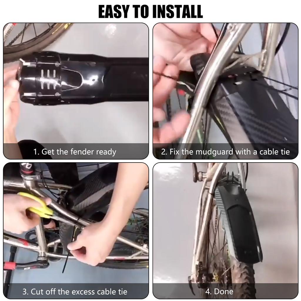 2 шт./1 шт. переднее и заднее велосипедное крыло MTB велосипедное крыло горного велосипеда углеродное волокно колесные крылья брызговик велосипедные части