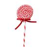 2025 New Christmas Candy Canes Tree Hanging Ornaments Large Candy Cane Lollipop Rustic Christmas Decor Peppermint Xmas Decor