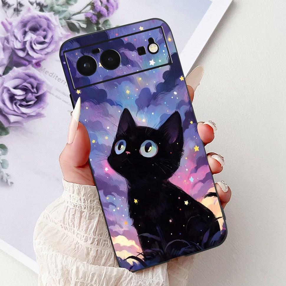For Google Pixel 6 Case Cute Animals Soft Silicone Phone Cases For Google Pixel 6 Pixel6 Coque Ultra-thin TPU Back Cover Housing