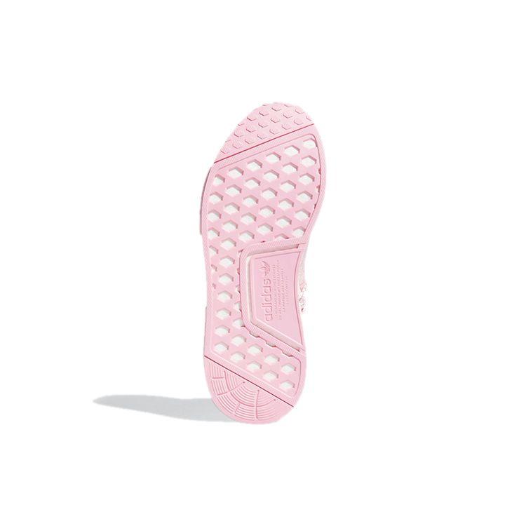 Pharrell x adidas NMD Human Race Розовые Унисекс Кроссовки Настоящий-Розовый Прозрачно-Розовый Основной-Черный GY0088