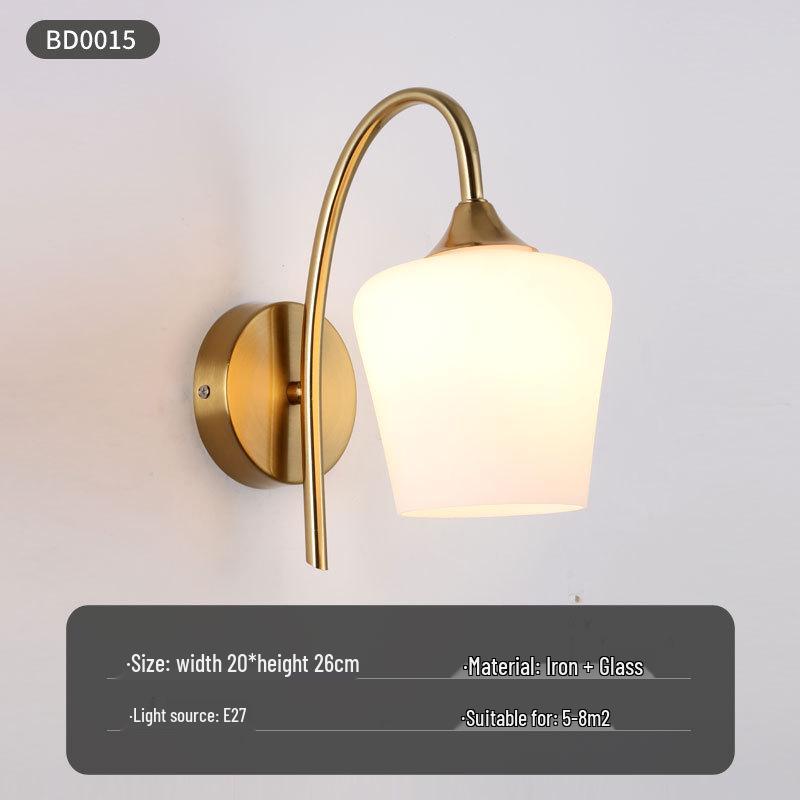 Modern Nordic LED Wall Lamp for Bedroom and Living Spaces
