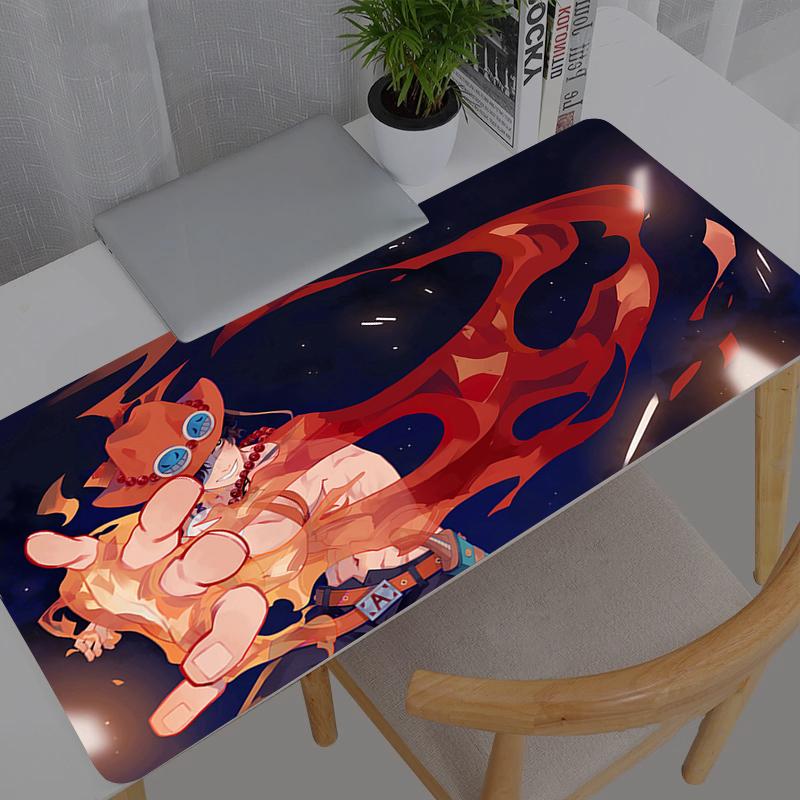 Коврик для мыши 90x40см One Piece Аниме Геймерский Большой Коврик для Компьютерного Ноутбука PC Ковер Игровые Аксессуары Клавиатура Настольный Коврик