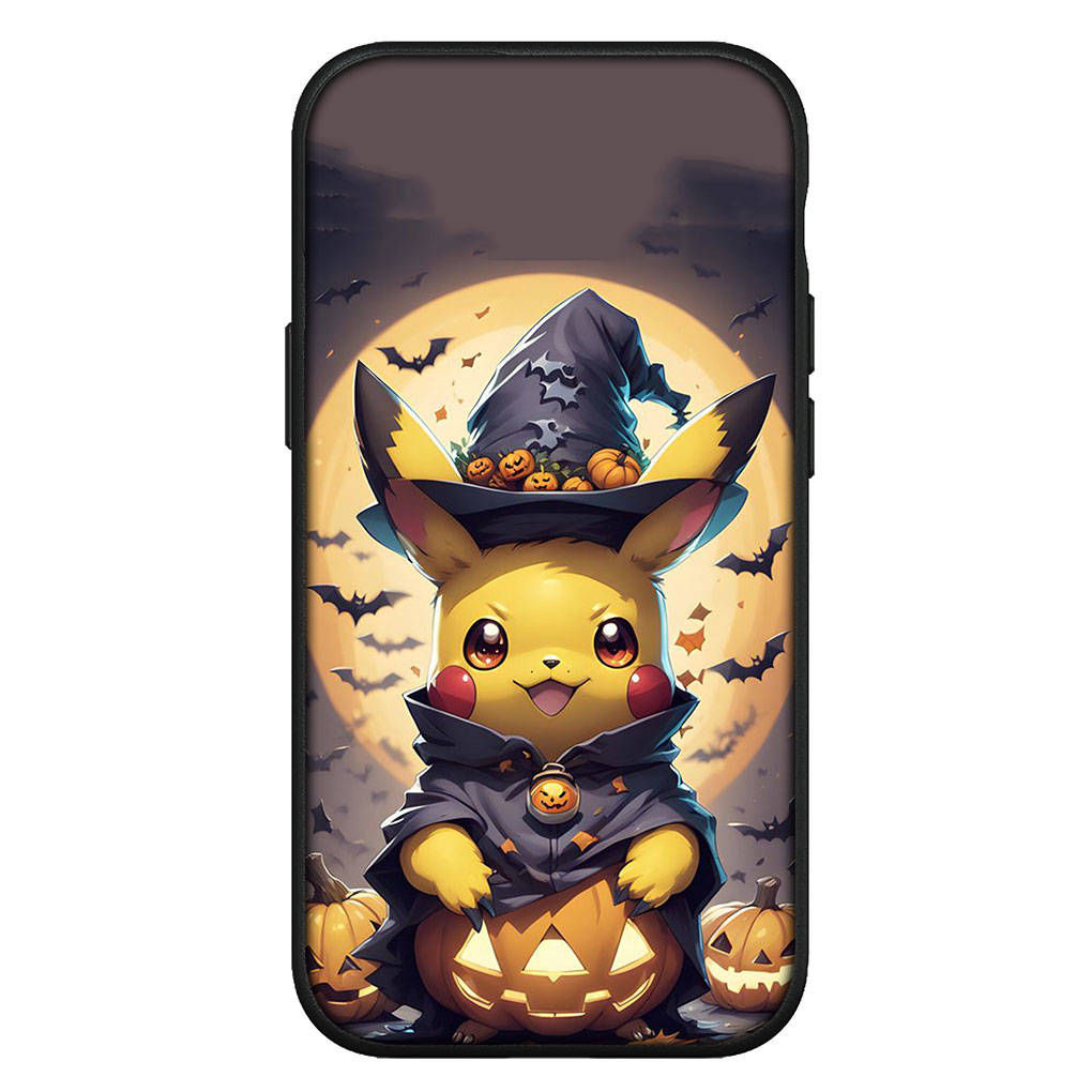 Для iPhone 16 15 Xiaomi Redmi Note 14 13 12 11 Pro Max X 8 9 16e Samsung Galaxy S25 S24 S23 Moto OPPO Huawei GO Gengar Pokemon Pikachu милый чехол для телефона