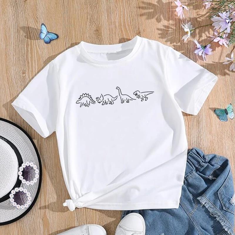 (Asian Size) Women Print Tee Adventure Trend Cute Style Top Fashion T Shirt Woman Female Clothing Short Sleeve Graphic T-shirts