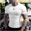 Youth 2024 Summer New Sports Casual Short-sleeved Trendy Fashion Men's T-shirt Tops