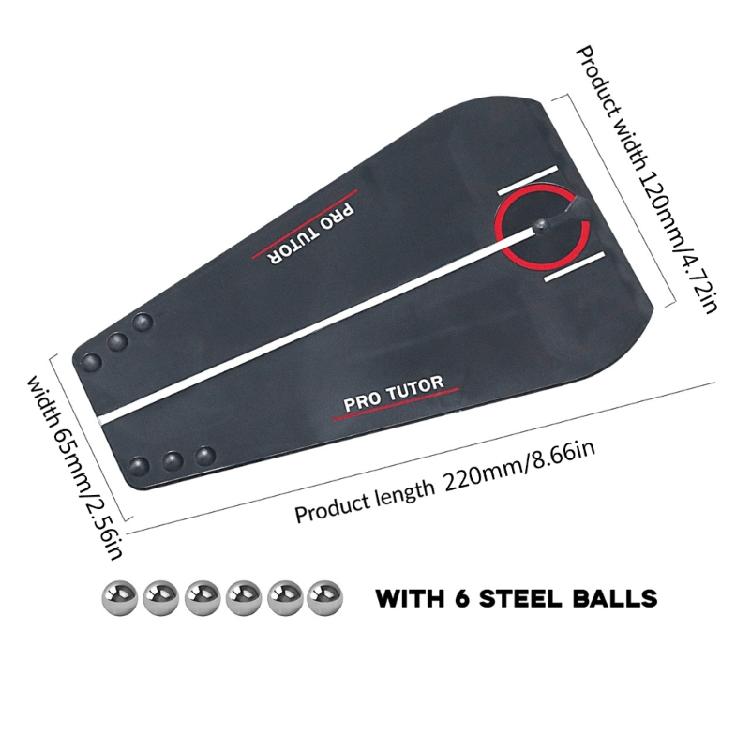 Golf Putting Tutor with Free Zipper Case Golf Swing Trainer Putting Trainer Aids