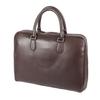 Genuine Leather NP Leather Business Briefcase Stylish Boosters Dark Brown [Boosters]
