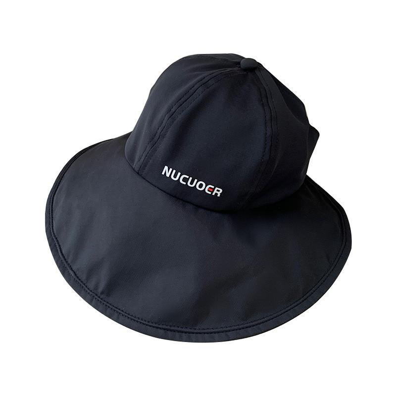 Летняя Стильная Шляпа с Широкими Полями для Женщин Защита от УФ-лучей Дизайн Кепки с Хвостом Складная