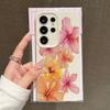 Чехол для телефона Samsung Galaxy S25 S24 S23 S22 S21 FE Plus Ultra с акварельным цветком гибискуса для A55 A35 A15 A16 A56 A53 A54
