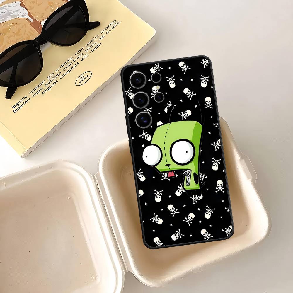 I-Invader Z-Zim Anime Case For Samsung Galaxy Case S25 S23 S22 S21 S30 S20 S10 Ultra Plus FE TPU Soft Cover