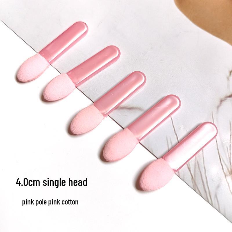 Single & Double Head Disposable Eyeshadow Stick with Latex Sponge for Blending and Nail Art