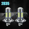2x H7 LED Headlight Bulb Kit High/Low Beam Super Bright 6000K White High Power Fog Light Bulb 12V Automotive LED Fog Lights