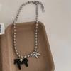 Sweet Enamel Colt Horse Pendant Necklace Cute Cartoon Pony Pendant Necklace  Decoration