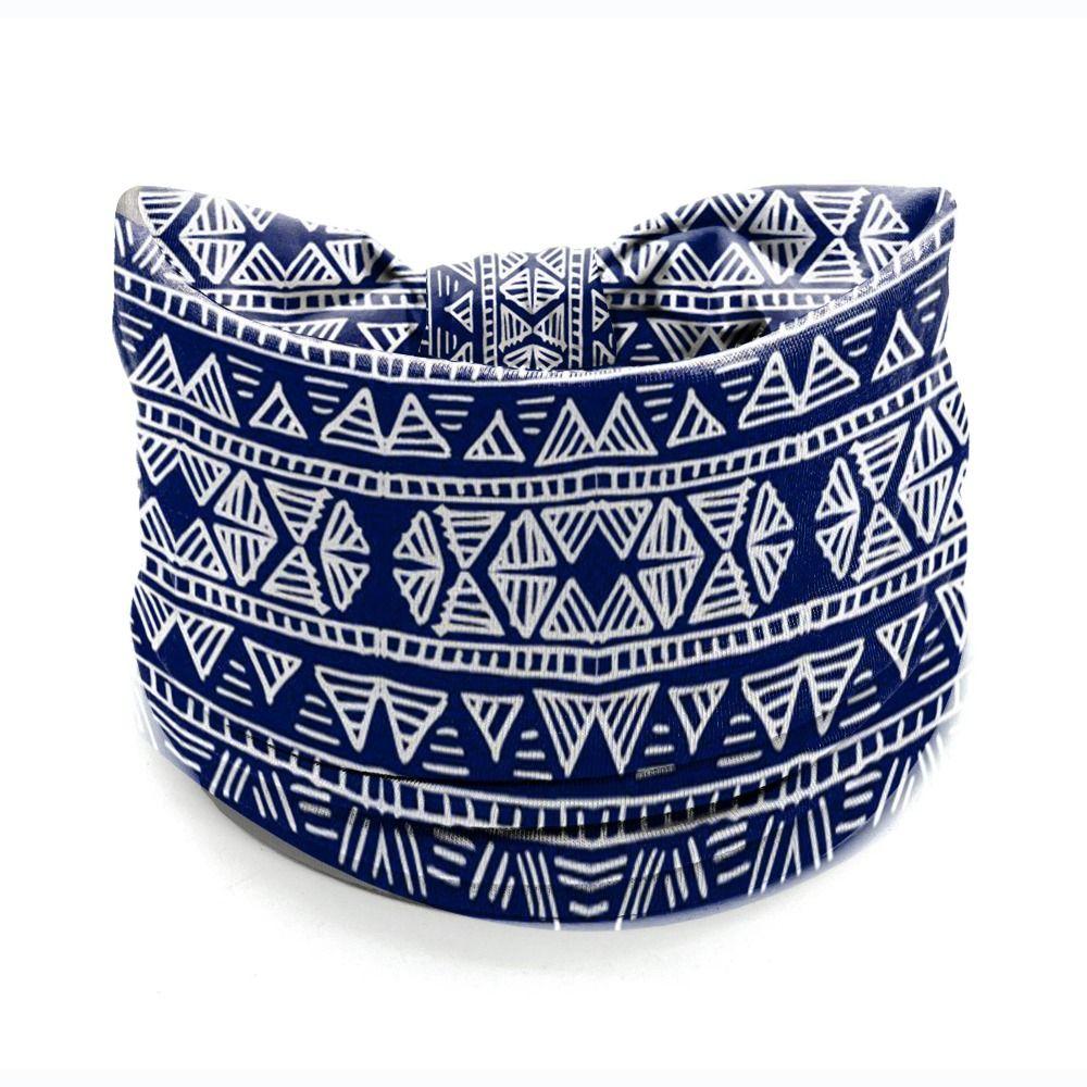 Elastic Wide Headbands Boho Printed Headscarf New Soft Bandana Girls