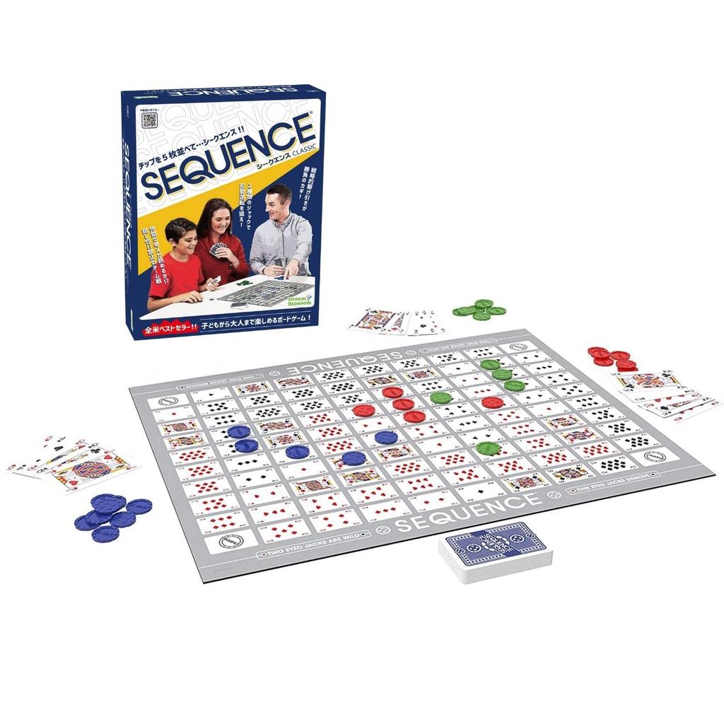 Sequence American Board Japanese Genuine Product Five-line Game, Packaging,