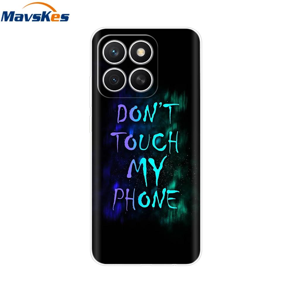 Чехол для Honor X8c HonorX8C 2025 Новая Мода Мультяшная Задняя Крышка Мягкий ТПУ Прозрачные Чехлы для Телефона Для Honor X8c Fundas Сумки Защитные