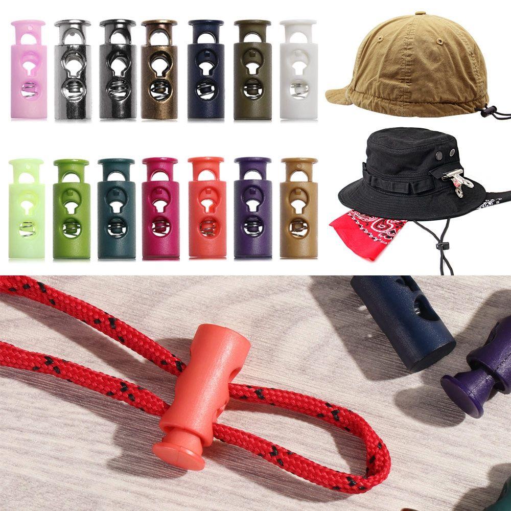 Шнурок Спортивная одежда Одежда Шитье Стопор Шнур Фиксатор Тумблер Пластиковые Стопоры DIY Металлический Зажим