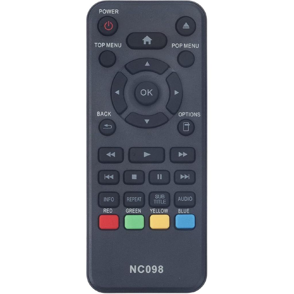 New NC098 Replaced Remote Control fits for Philips Blu-Ray Disc DVD Player BDP1502 F7 BDP1502/F7 BDP1502F7 NC098 NC098UL