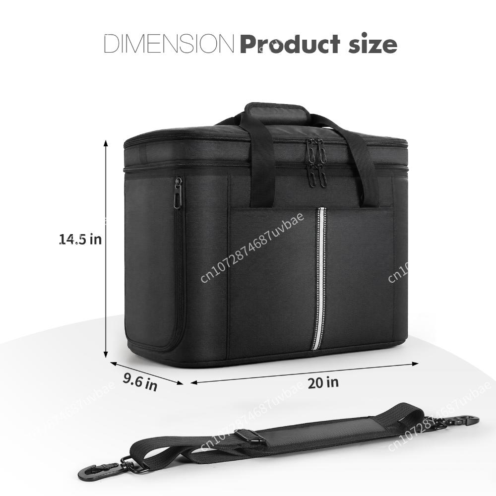 Portable Power Station Storage Bag Fit for Ecoflow Delta 3 Max Plus/Delta 3 Max Hard Protective Case for Road Trip & Emergency