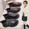 Girls Leather Shoes Princess Shoes 2025 Spring New Children's Shoes Black Little Girl Single Shoes British Style Loafers