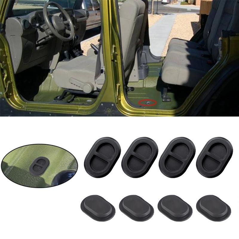 4x Резиновая пробка для сливного отверстия пола 68194821AA Для Jeep Wrangler JK JL 2014 2015 2016 2017 2018