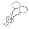 Our First Home Couple Keychain Stainless Steel House Keyring Lovers Keyring New Home Owners
