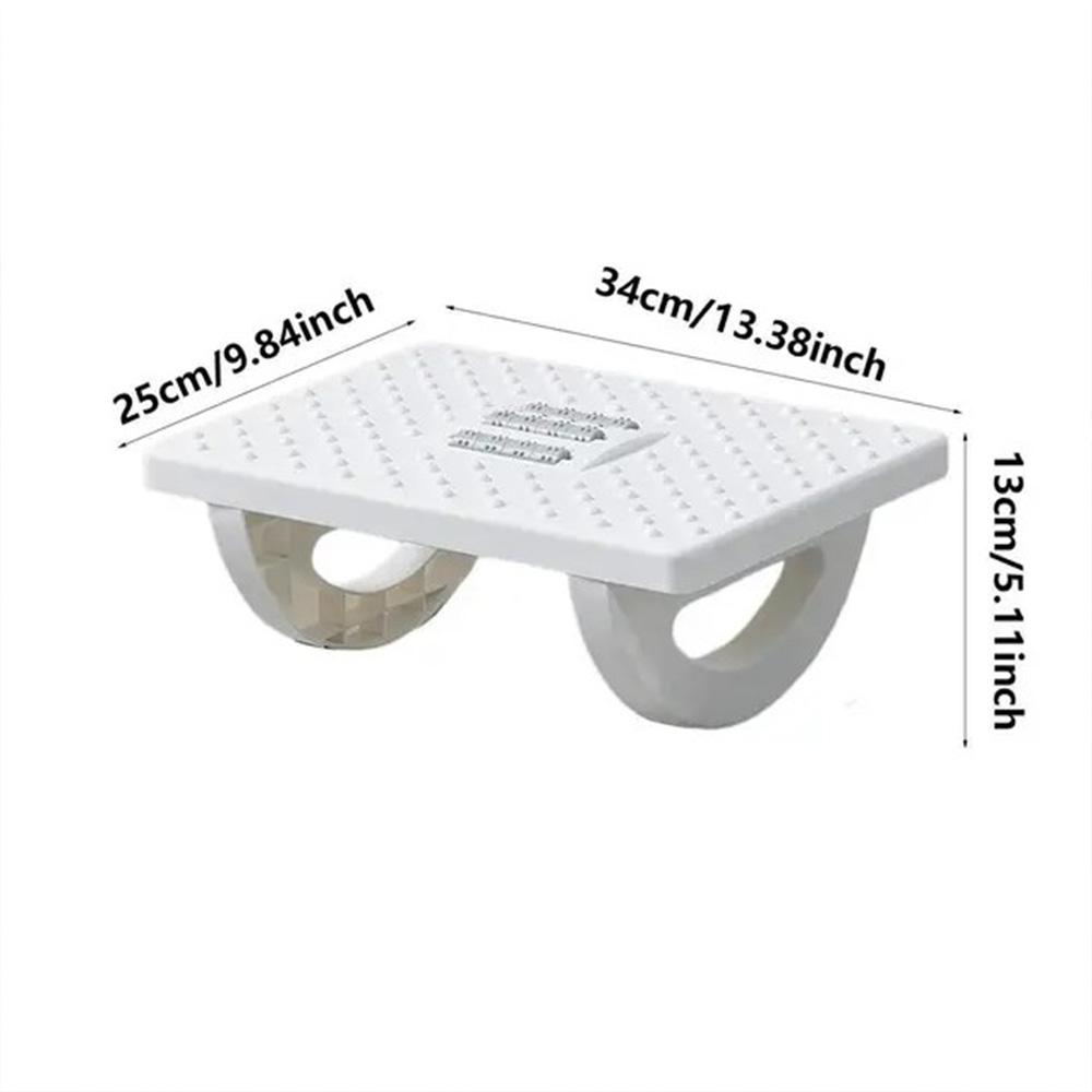 Портативный дизайн, эргономичная подставка для ног под столом, регулируемая высота, угол наклона, массажный роликовый стол, подставка для ног, снятие боли