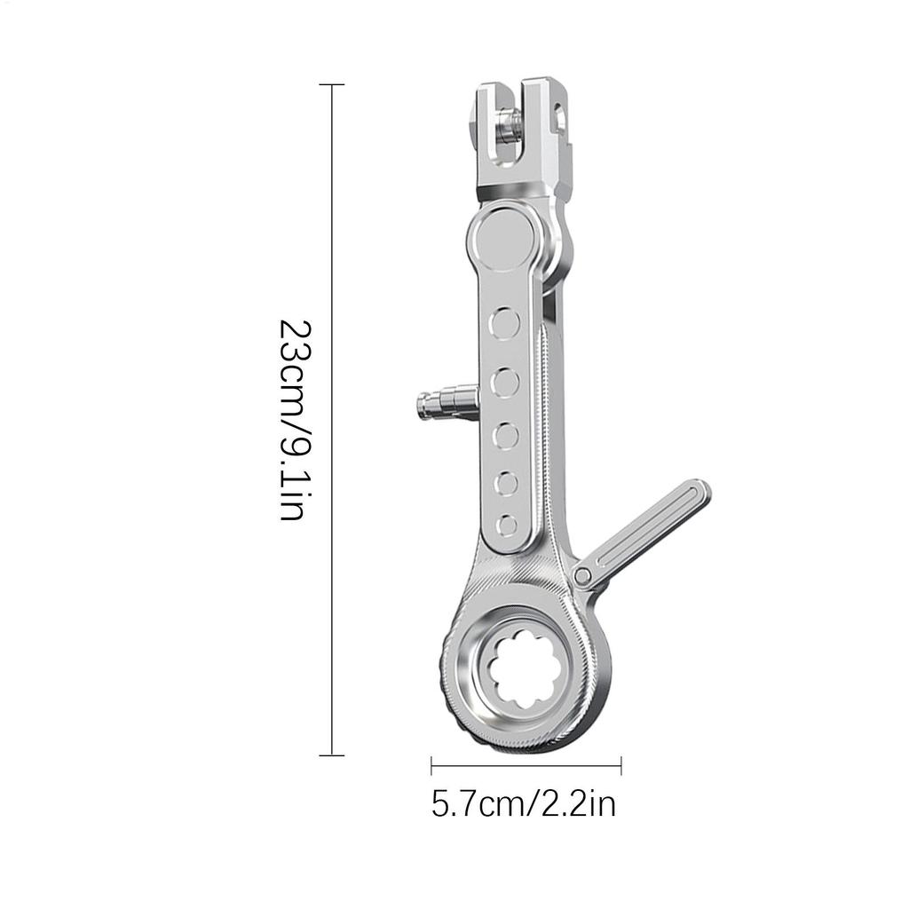 Motorcycle Stand Strong Load-Bearing Capacity Motorbik Foot Side Support Scooter Parking Kickstand For Men Women Boys Girls