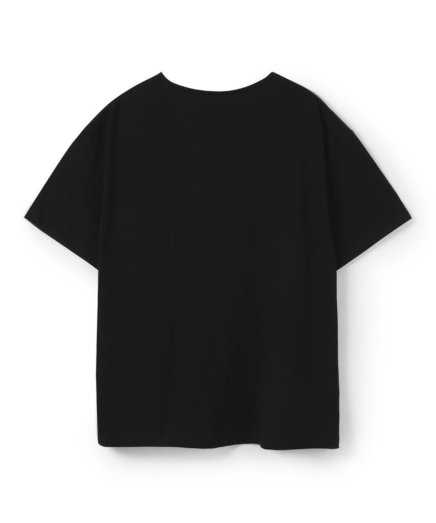 WEST GRAND BOULEVARD [2Pack] Semi-Over Cooling Skin U-Neck T-Shirt (2 Colors)