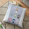 Наволочка Labubu The Monsters Pillowslip Cushion Plush 45x45CM Для мальчиков и девочек Мультфильм Аниме Kawaii Украшения Дети День рождения Милые подарки